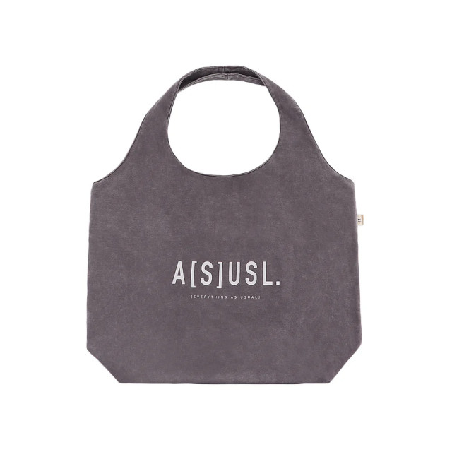 A[S]USL OVERSIZE SNOW WASH TOTE BAG