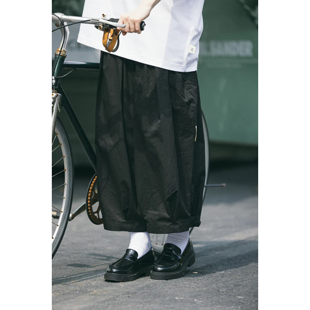 A[S]USL PATCH POCKETS BALLOON PANTS