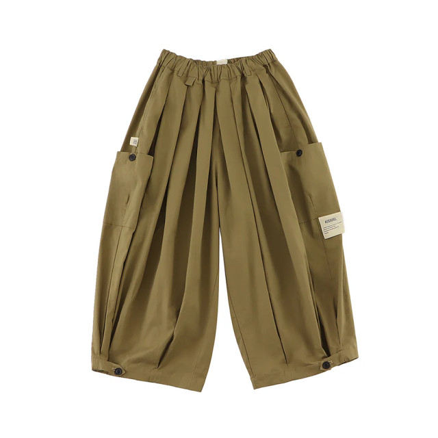 A[S]USL PATCH POCKETS BALLOON PANTS