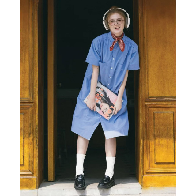 A[S]USL POCKET SHIRT DRESS