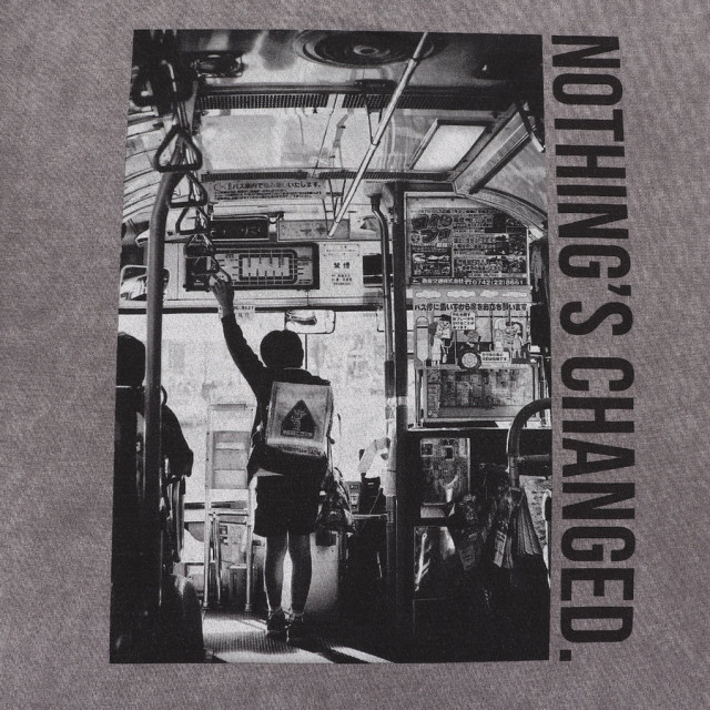 A[S]USL SNOW WASH PHOTO PRINT TEE