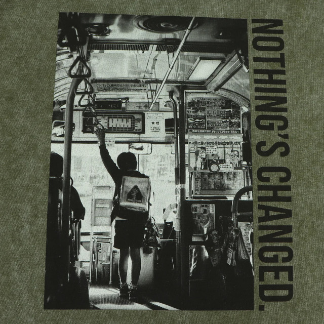 A[S]USL SNOW WASH PHOTO PRINT TEE