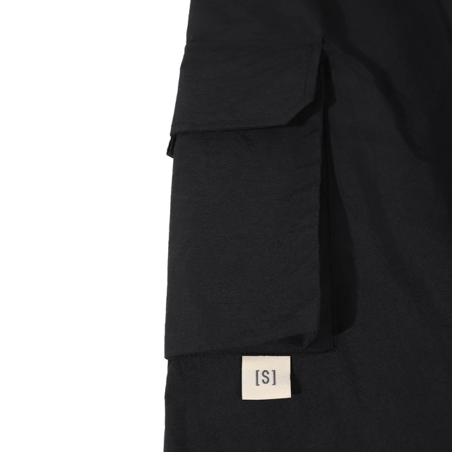 A[S]USL NYLON POCKETS FLARE SKIRT