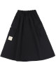 A[S]USL NYLON POCKETS FLARE SKIRT