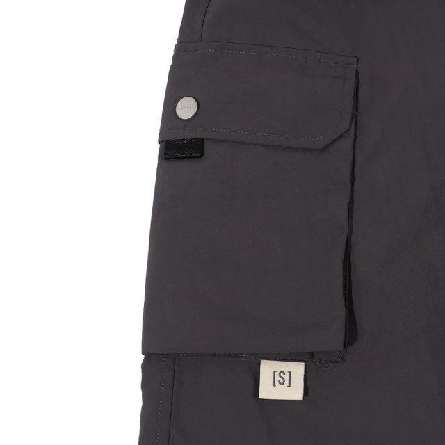 A[S]USL NYLON POCKETS FLARE SKIRT