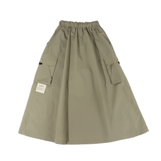 A[S]USL NYLON POCKETS FLARE SKIRT