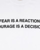 A[S]USL FEAR IS A REACTION TEE