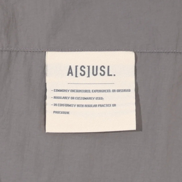 A[S]USL NYLON BALLOON SKIRT