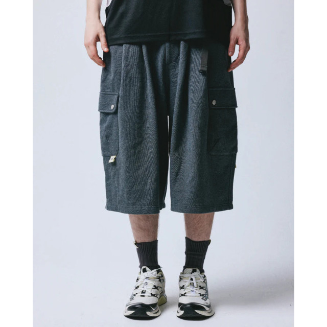 A[S]USL KNITTED CARGO SWEAT SHORTS