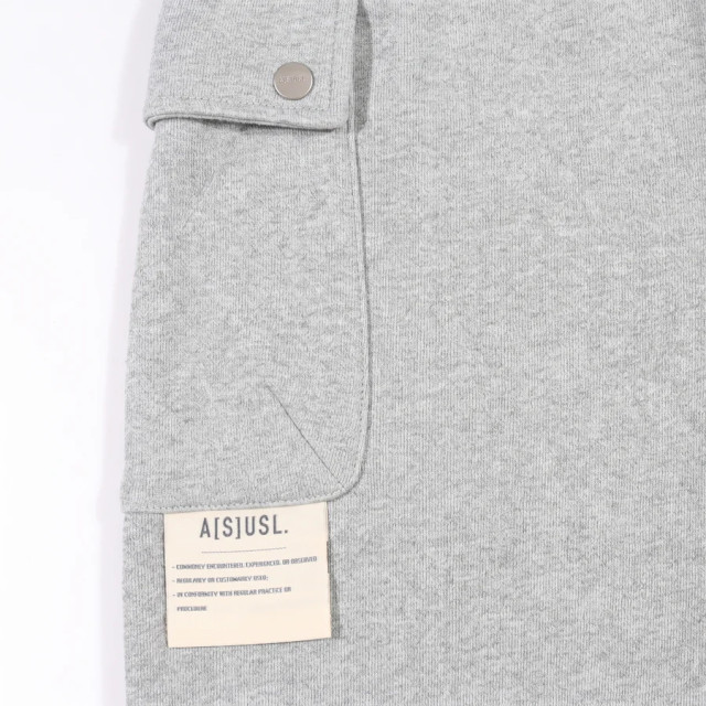 A[S]USL KNITTED CARGO SWEAT SHORTS