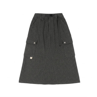 A[S]USL KNITTED CARGO SWEAT SKIRT