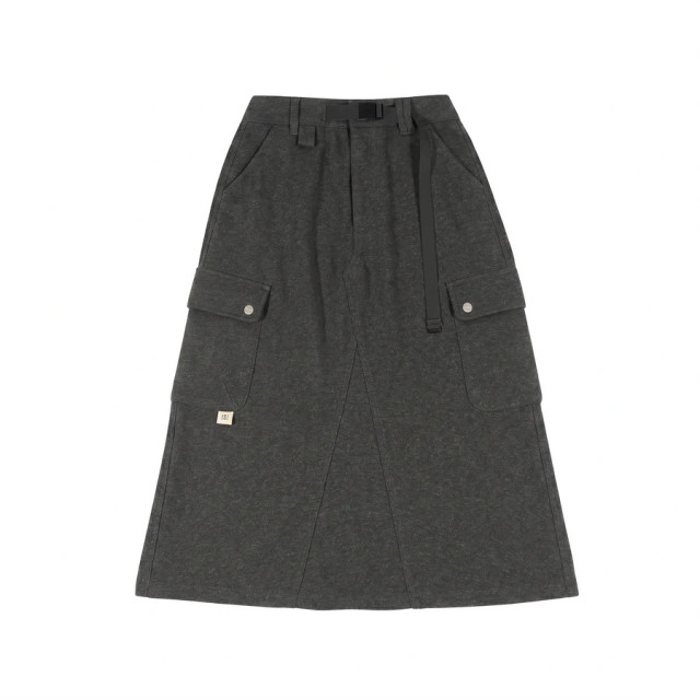 A[S]USL KNITTED CARGO SWEAT SKIRT