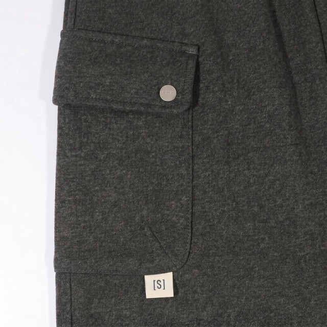 A[S]USL KNITTED CARGO SWEAT SKIRT