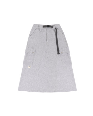 A[S]USL KNITTED CARGO SWEAT SKIRT