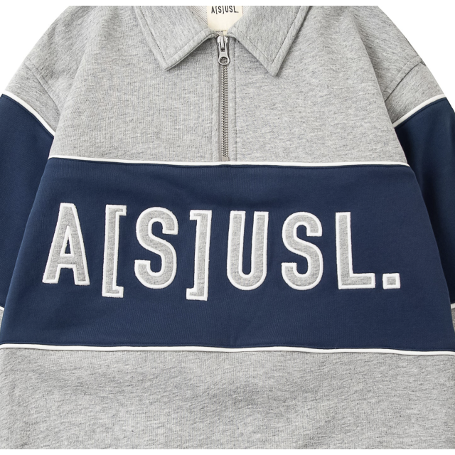 KID'S A[S]USL LOGO POLO SWEATSHIRT 