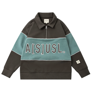A[S]USL KID'S LOGO POLO SWEATSHIRT