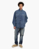 MADNESS CRINKLED WASHED DENIM SHIRT JACKET