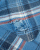 MADNESS SHREDDED CHECK SHIRT