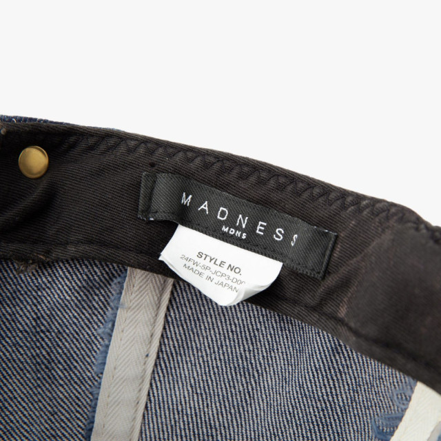 MADNESS AGING DENIM 6-P CAP