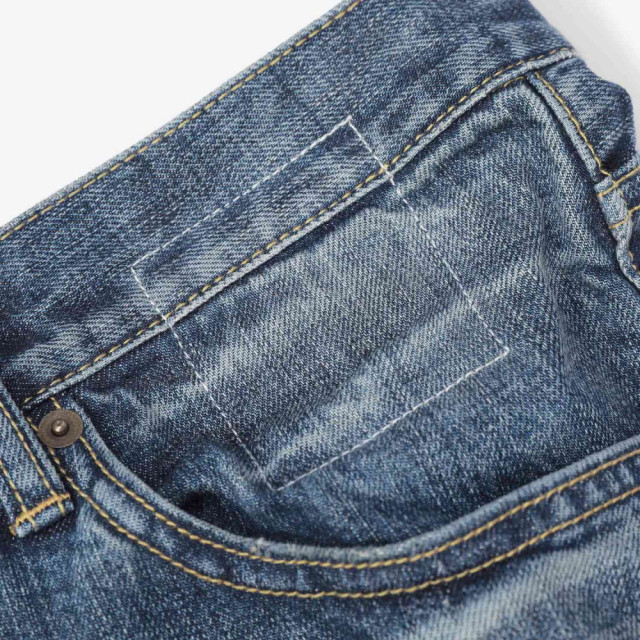 MADNESS AGING 5P DENIM PANTS. RELAXED