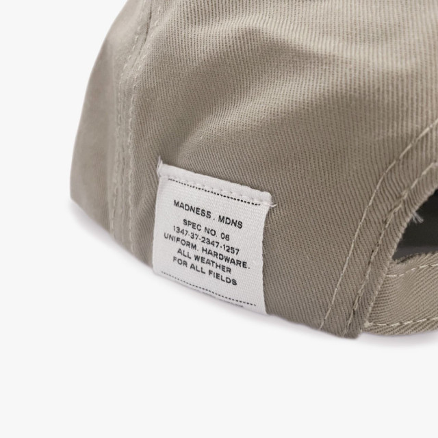 MADNESS HEAVY TWILL 6-P LABEL CAP