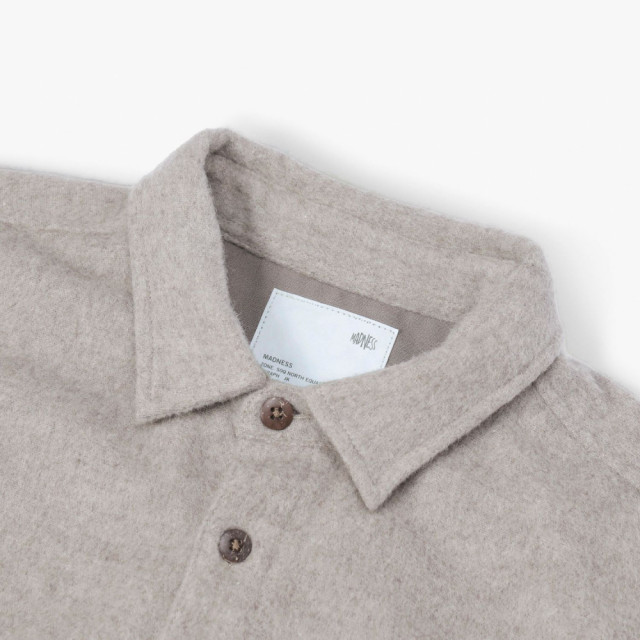 MADNESS RETRO WOOL MIX OVERSHIRT