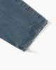 MADNESS HARD AGING DENIM PANTS. WIDE COMFY (DAMAGED AND REPAIRED FINISH)