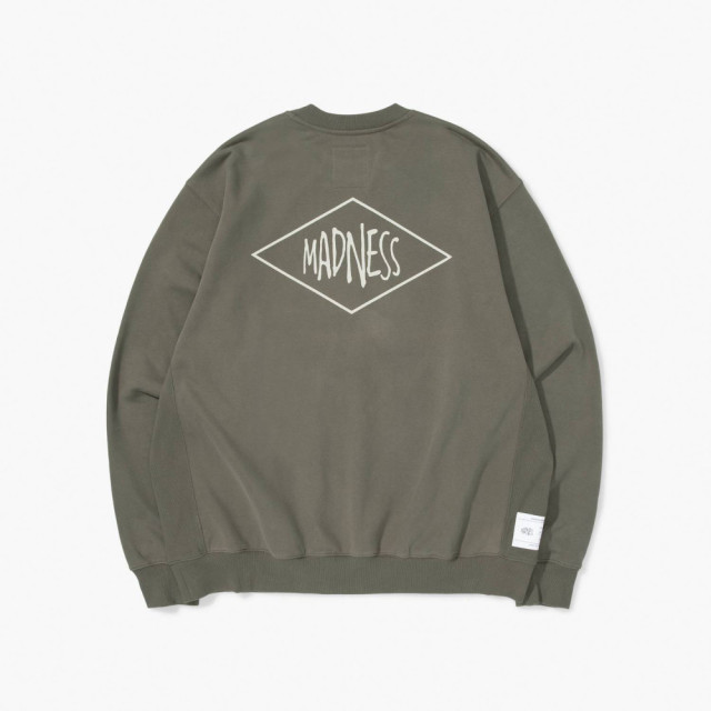 MADNESS SOLID CREW SWEAT. BOXY