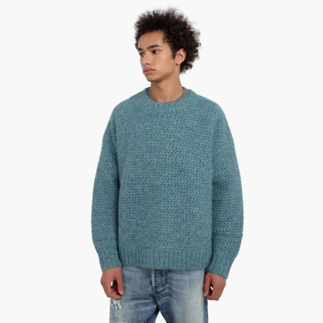 MADNESS MOHAIR CREW KNIT COZY PULLOVER