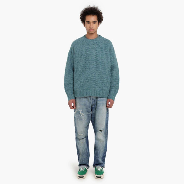 MADNESS MOHAIR CREW KNIT COZY PULLOVER