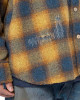 MADNESS JAZZ-NEP DISTRESSED FLANNEL BD SHIRT