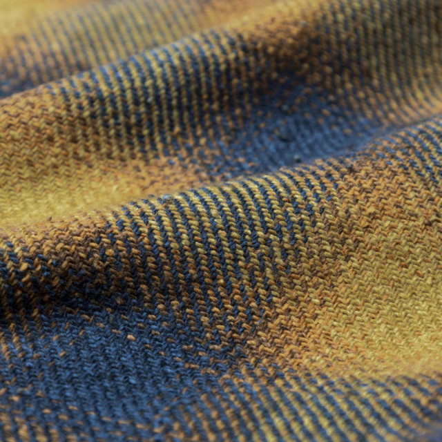 MADNESS JAZZ-NEP DISTRESSED FLANNEL BD SHIRT