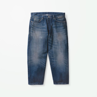 MADNESS AGING DENIM PANTS. M2 CROPPED