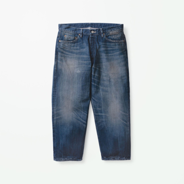 MADNESS AGING DENIM PANTS. M2 CROPPED