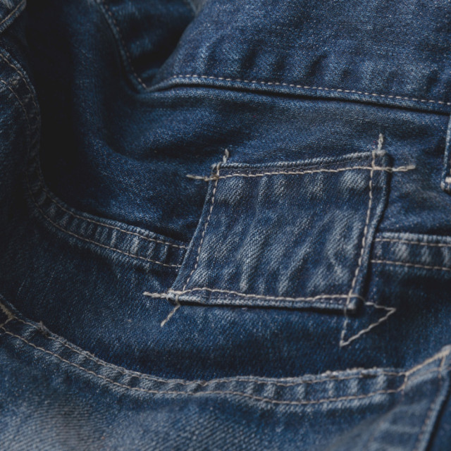 MADNESS AGING DENIM PANTS. M2 CROPPED