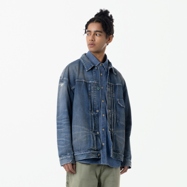 MADNESS AGING M501 DENIM TRUCKER. M3 REGULAR