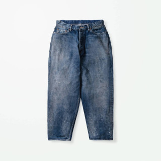 MADNESS AGING DENIM PANTS. M2 WIDE COMFY
