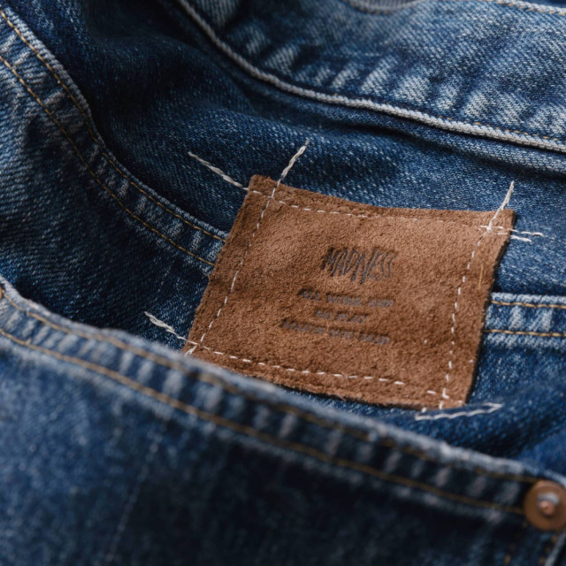 MADNESS AGING DENIM PANTS. M2 WIDE COMFY