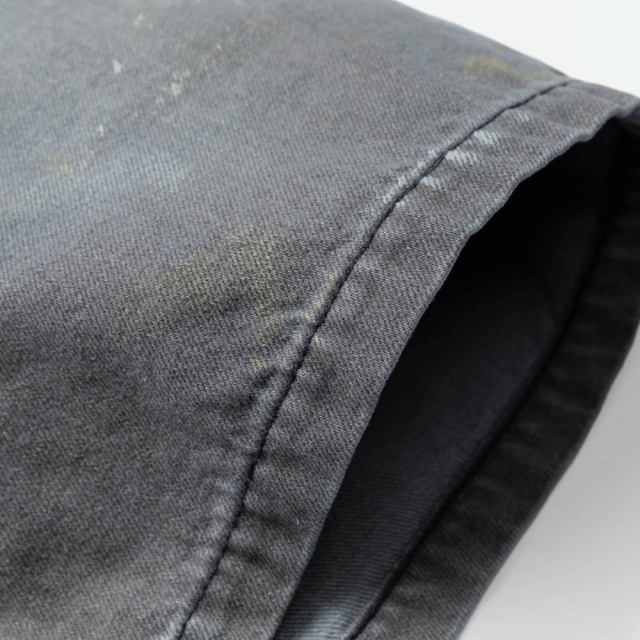 MADNESS SPLATTERED CRUSH DENIM SHORTS