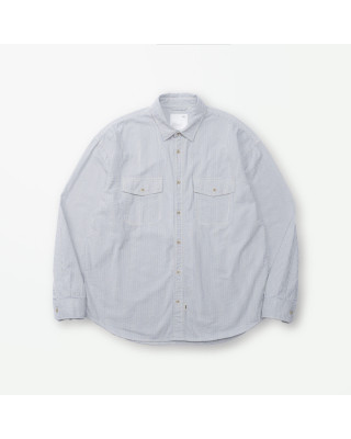 MADNESS DYED SUCKER STRIPE LOUNGE SHIRT