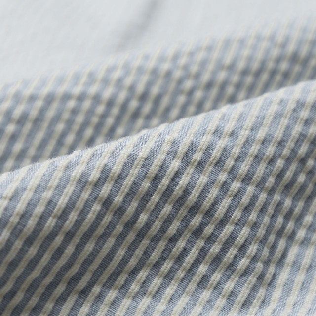 MADNESS DYED SUCKER STRIPE LOUNGE SHIRT