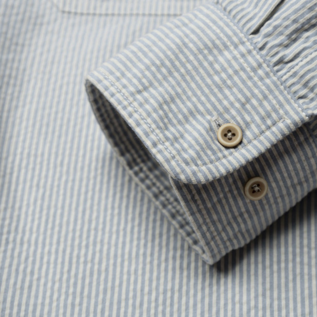 MADNESS DYED SUCKER STRIPE LOUNGE SHIRT