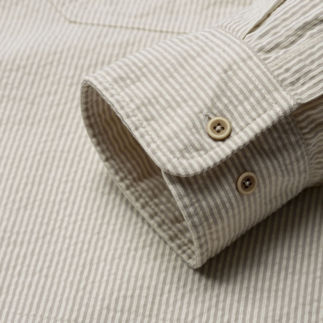 MADNESS DYED SUCKER STRIPE LOUNGE SHIRT