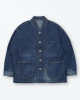 MADNESS NV. SHAWL COLLAR NEP DENIM COVERALL