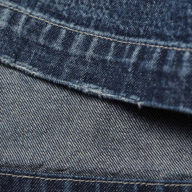 MADNESS NV. SHAWL COLLAR NEP DENIM COVERALL