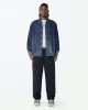 MADNESS NV. SHAWL COLLAR NEP DENIM COVERALL