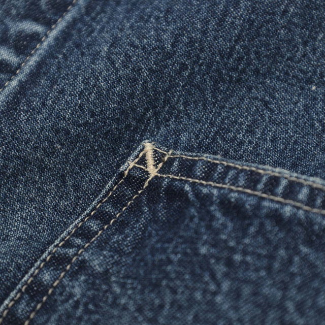 MADNESS NV. SHAWL COLLAR NEP DENIM COVERALL