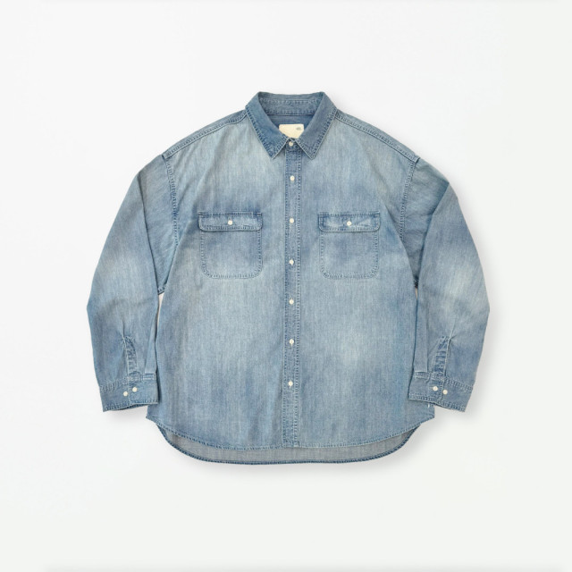 MADNESS 1940S CHAMBRAY WORKSHIRT