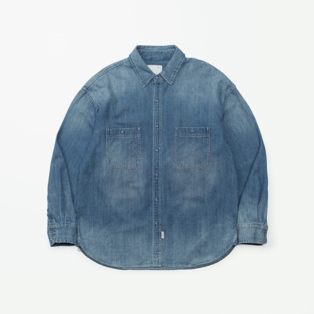 MADNESS AGING NEP DENIM WORK SHIRT