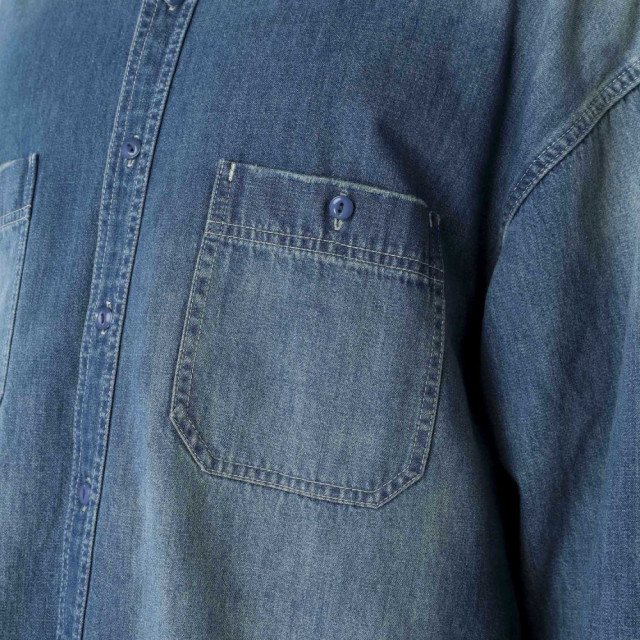 MADNESS AGING NEP DENIM WORK SHIRT
